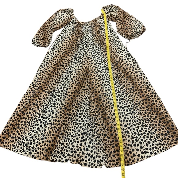 Claire Sandra by Lucie Ann Leopard Dress Size 32 Long Sleeves Style Nightgown - Picture 6 of 9